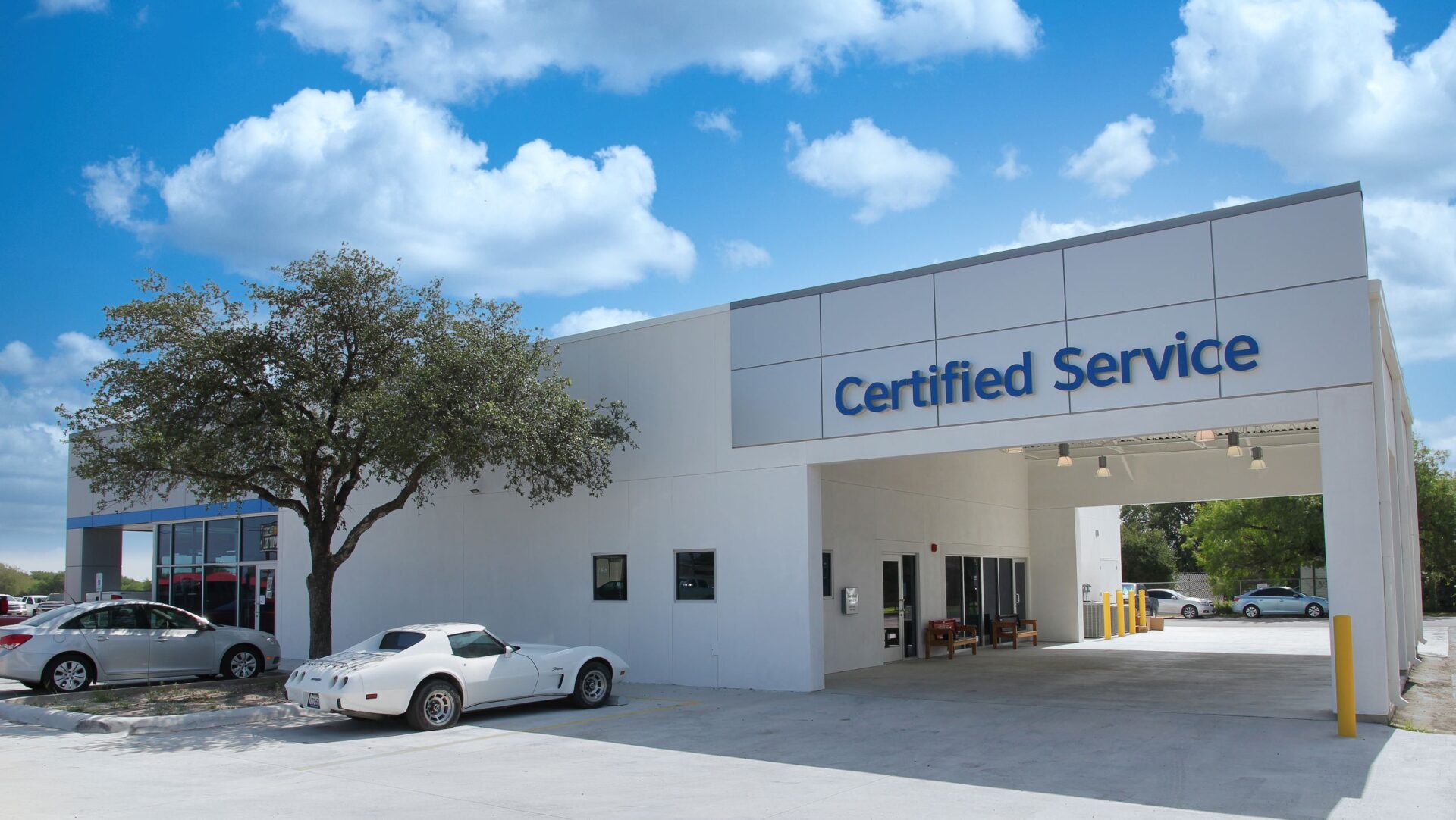Cantu Chevrolet Car Dealership Automotive Project Management Architecture Designer New Car Used Car San Antonio Architect Commercial Project Interior Design Automotive Repair New Construction Auto Repair Shop
