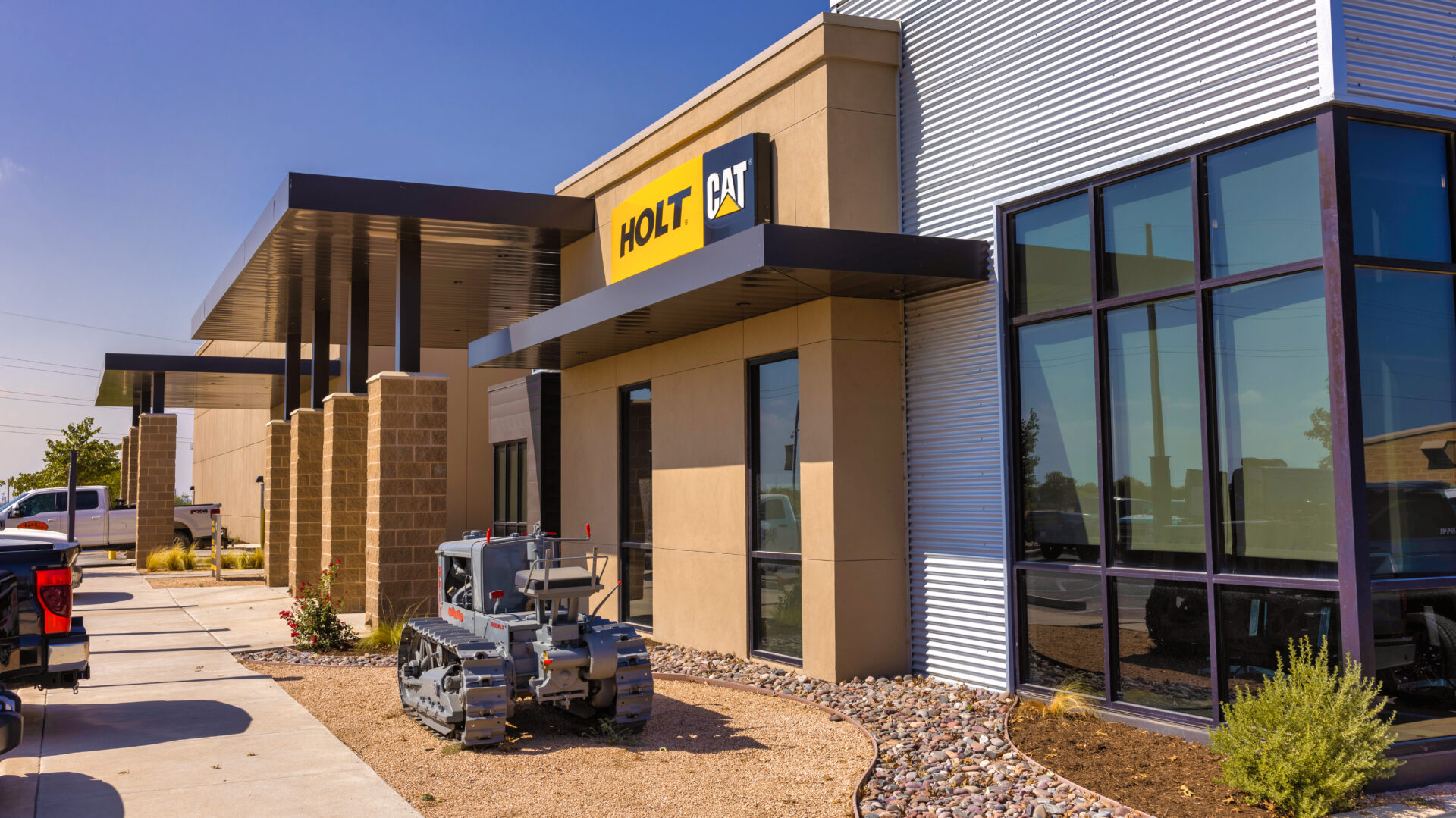 Holt CAT Georgetown Commercial Industrial Heavy Equipment Sales Service Retail Interior Design Commercial San Antonio Architect Ground Up