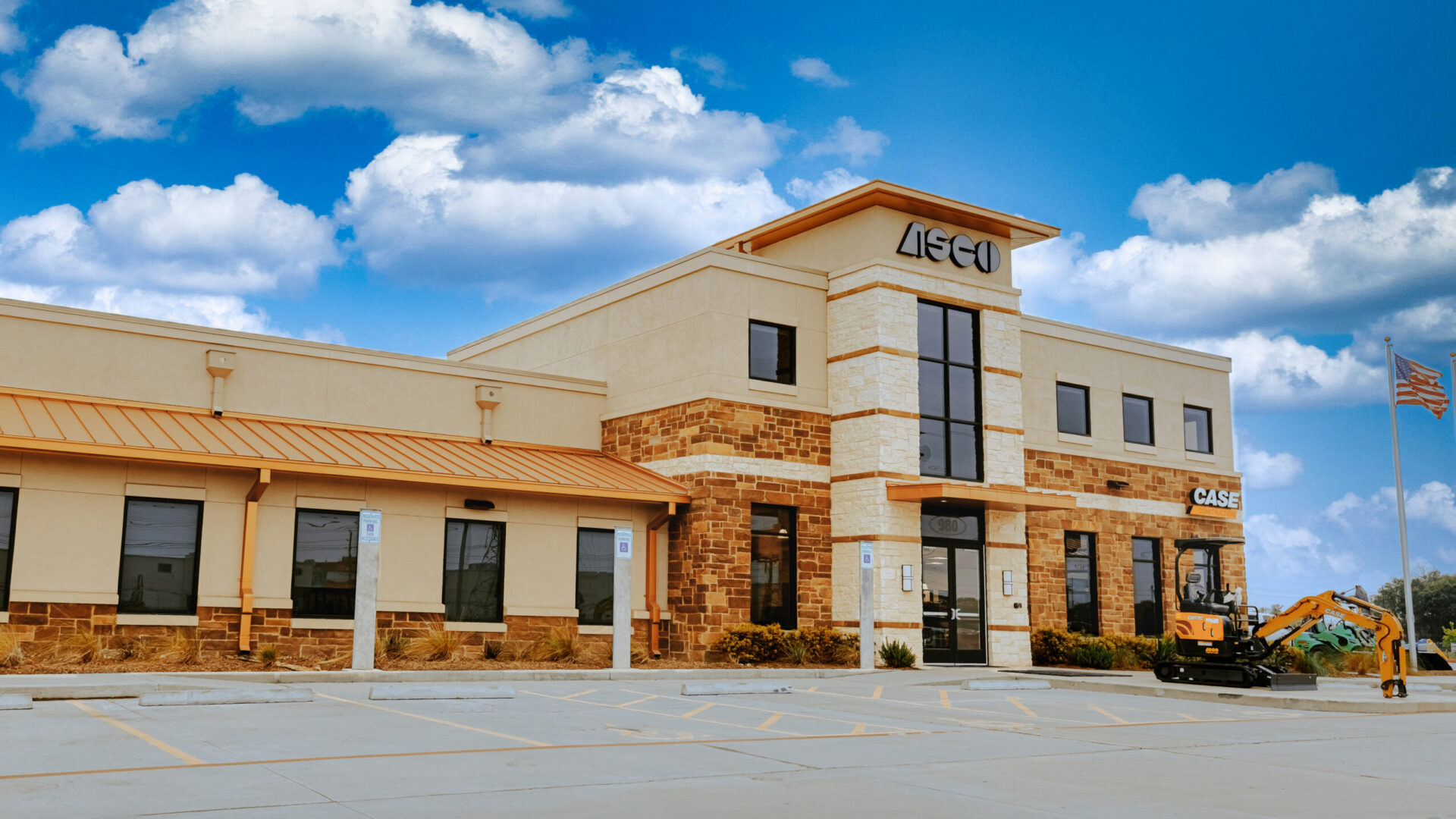 ASCO San Antonio Heavy Equipment Sales Service Facility Industrial Commercial Architect New Build Interior Design Warehouse