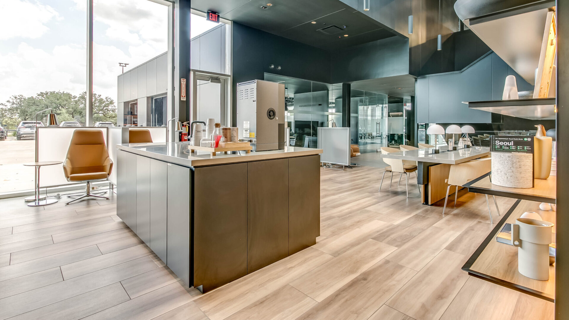Genesis Car Dealership Automotive San Antonio Commercial New Build Architect Hyundai Auto Service Boerne Luxury Car Interior Design High End Auto Dealership New Commercial Construction Best San Antonio Architect Auto Service Center