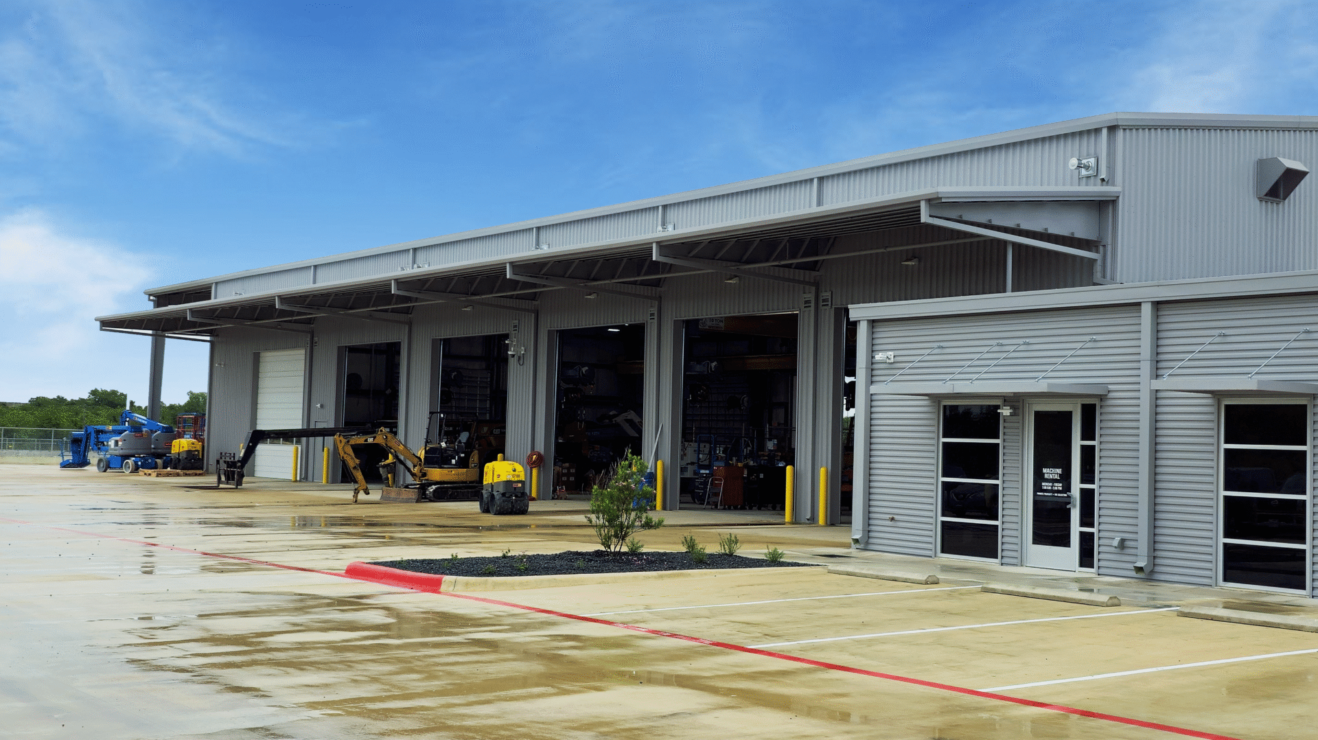 Holt Texas First Rentals Retail Industrial Austin Heavy Equipment Rental San Antonio Architect Commercial Build CAT