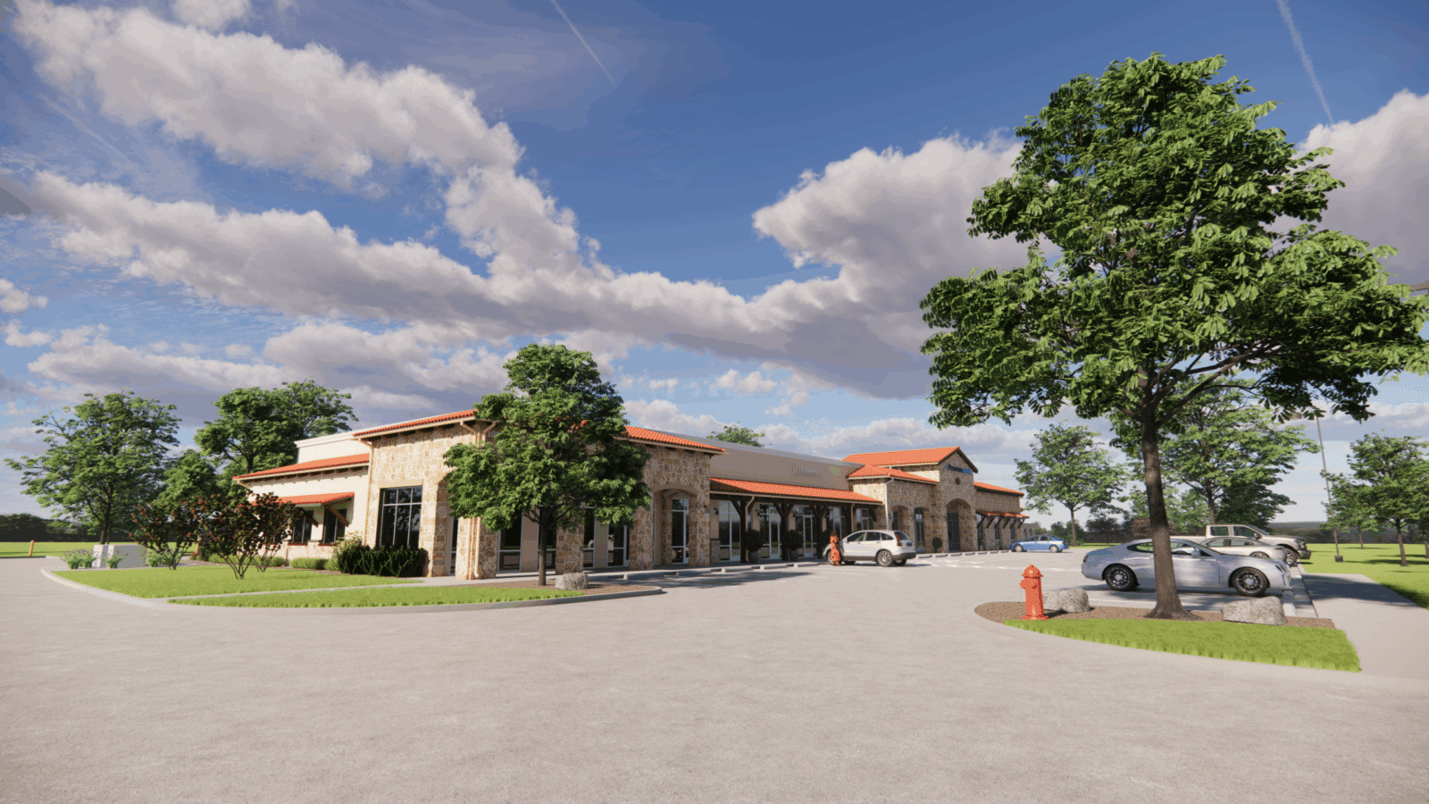 WD Pensionmark Commercial Office Garden Ridge Mortgage Architect Interior Design Concept Realty Loan Company New Build Ground Up Retail Center
